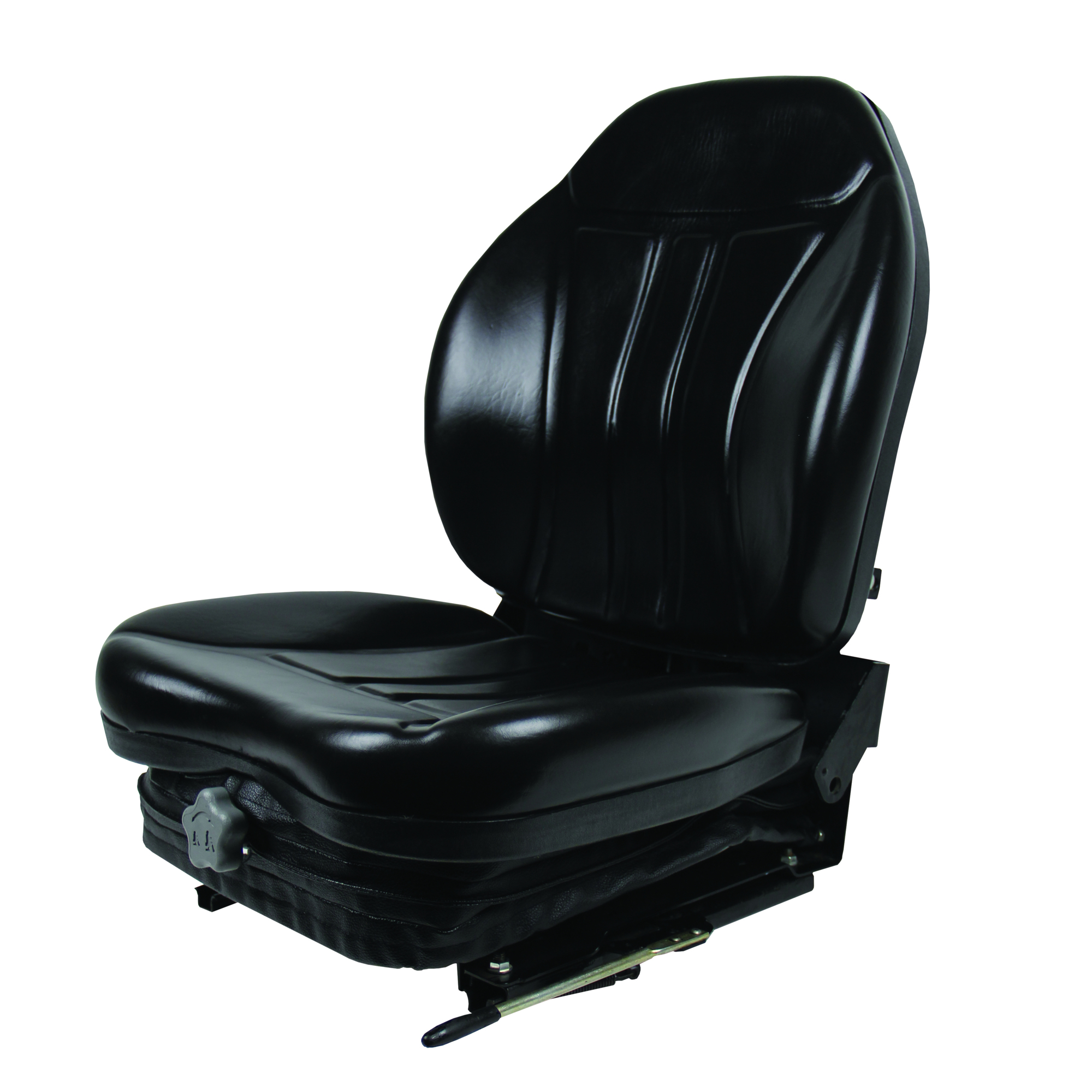 Black Talon Seats Black Talon, High back suspension seat w/slides universal mount, Capacity 260 lb, Model# 360010BK